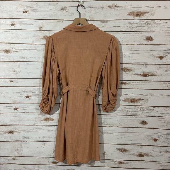 Girl and the Sun Alessi Mini Dress - Toffee - Large - Picture 15 of 15